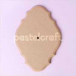 스컬프쳐 페인팅 MDF A형 로즈마리 시계판 20.5x29.5cm 두께18mm