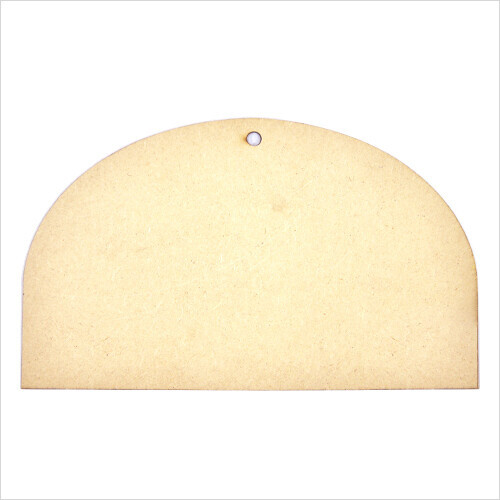 MDF 반원데코판 20x12cm 5개입