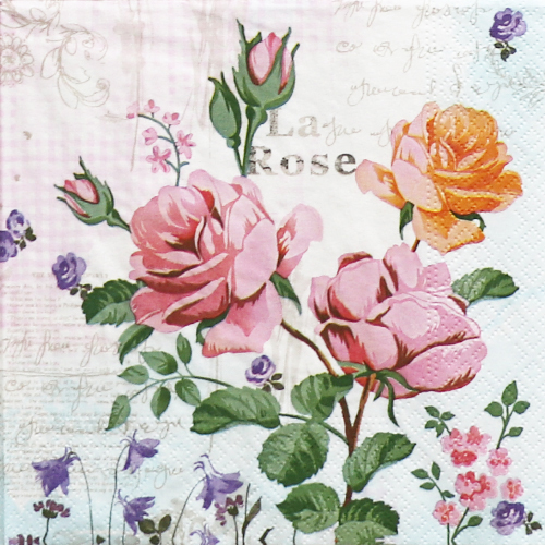 냅킨아트 82734 La Rose 냅킨20매 33x33cm 0149