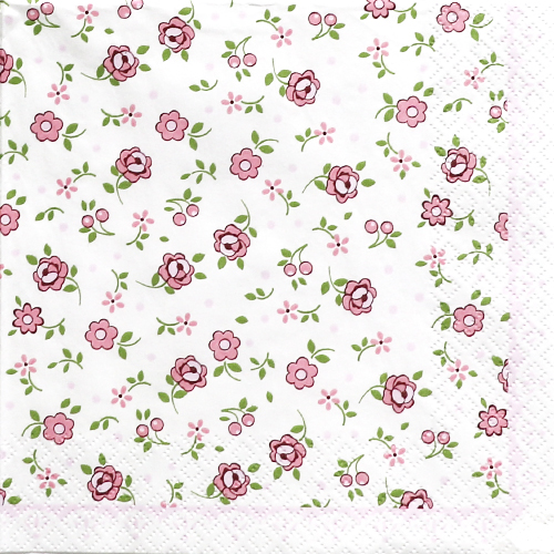 냅킨아트 211460 Mille Fleurs rose 냅킨20매 33x33cm 0494