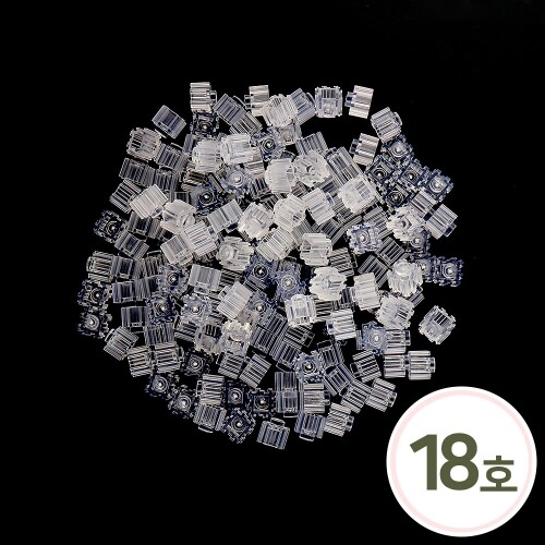 10mm 디폼블럭 대 18호 투명 500g 약1500개입