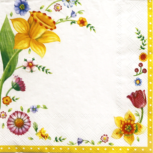 냅킨아트 L786600 SPRING FANTASY FLOWERS V B 냅킨20매 33x33cm 0028