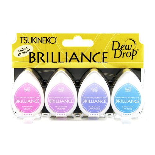 브릴리앙스 잉크패드 BRILLIANCE DEW DROP INK PAD 4P SET