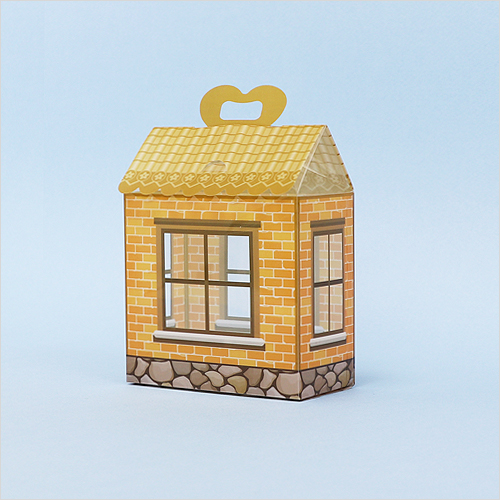 PVC 케이스 벽돌집 13x6.5x20cm 5개입