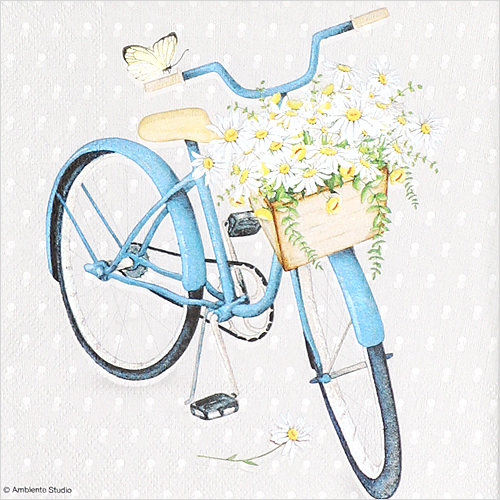 0116 수입냅킨 33x33cm BIKE COLLECTION