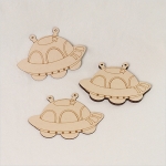 5개입 우주선 데코판 21x15cm