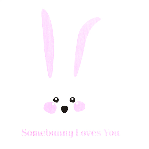 냅킨아트 808700 SOMEBUNNY LOVES YOU 냅킨20매 25x25cm 0158