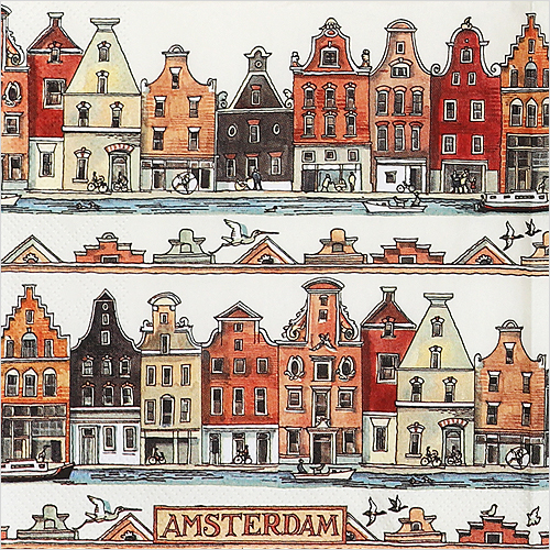 냅킨아트 L819100 AMSTERDAM 냅킨20매 33x33cm 0659