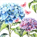 냅킨아트 200610 Gentle hydrangea 냅킨20매 33x33cm 1336