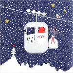 냅킨아트 3333092 Greetings from Santa Dark blue 냅킨20매 33x33cm 1515