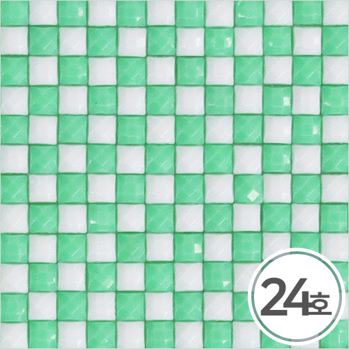 TS-38 미니 타일 스티커 2.5mm 24호 민트체크 24x40cm