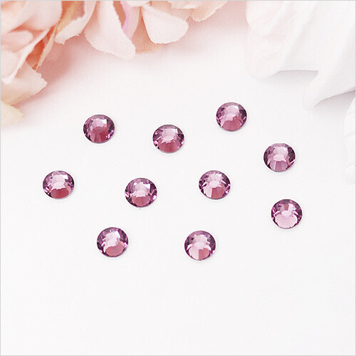 SS16-4 Light Amethyst 라이트 아메시스트 4mm 약200개입 핫픽스