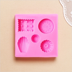 A-209 수제몰드 5구쿠키 9x9cm