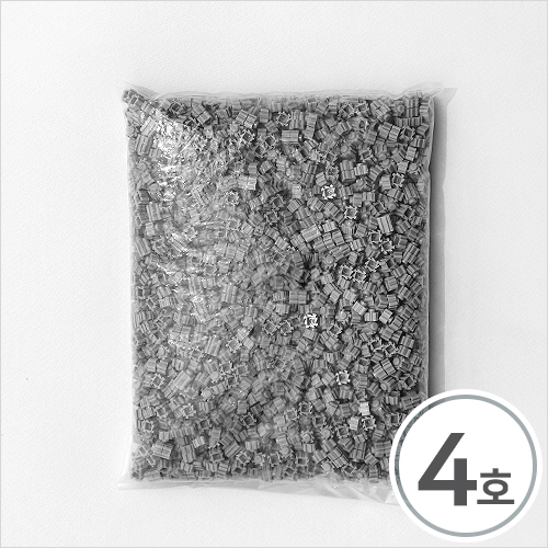 8mm 디폼블럭 소 4호 회색 대용량 약500g 약2500개입