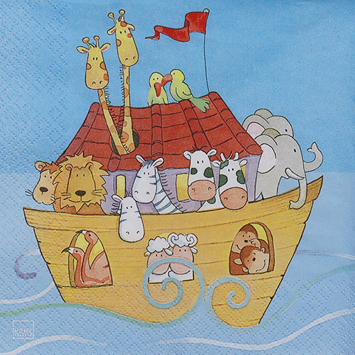 냅킨아트 211247 Noah´s Ark 냅킨20매 33x33cm 2152