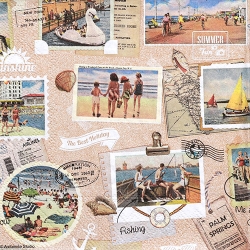 냅킨아트 13310105 Vacation Scrapbook 냅킨20매 33x33cm 2246