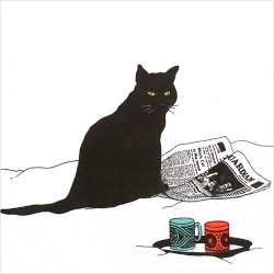 냅킨아트 1332249 Black Cat 냅킨20매 33x33cm 2417