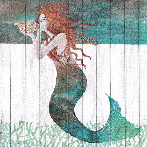 냅킨아트 1332442 Waterside Mermaid 냅킨20매 33x33cm 2490