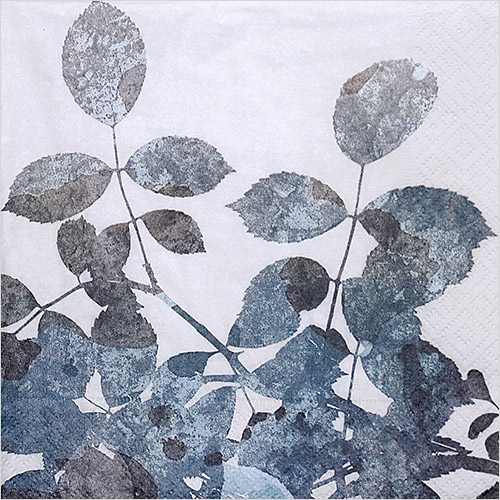 냅킨아트 200723 Silver leaves 냅킨20매 33x33cm 2606