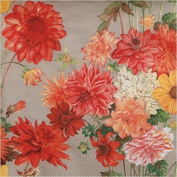 냅킨아트 L786866 DAHLIA linen 냅킨20매 33x33cm 2767