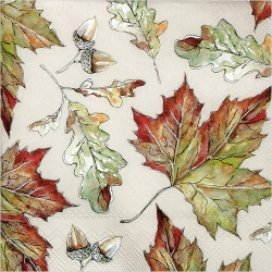 냅킨아트 L844060 IT'S AUTUMN cream 냅킨20매 33x33cm 2815