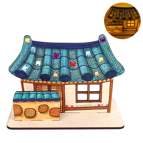 (MS) MDF 전통 기와집