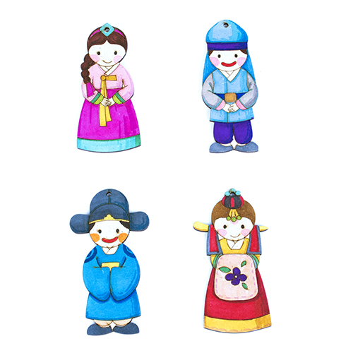 (MS) 전통 우드 신랑각시