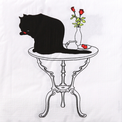 냅킨아트 1332396 Black Cat Bath FSC 냅킨20매 33x33cm