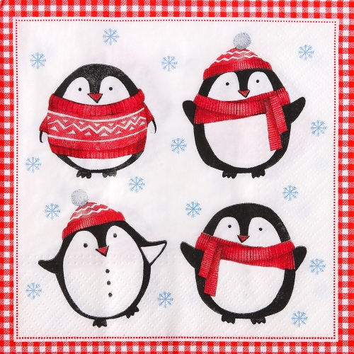 냅킨아트 SDL018700 Little Pinguins 냅킨20매 33x33cm