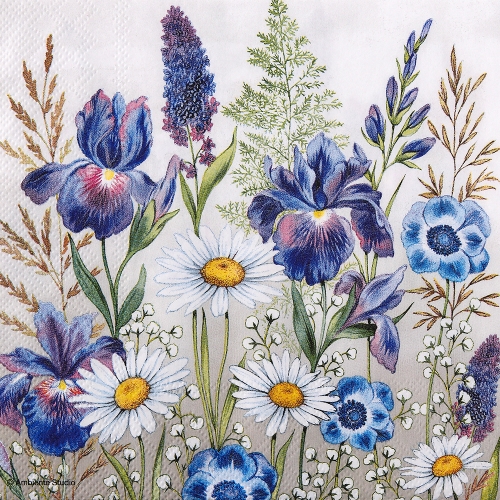 냅킨아트 13313235 Mixed Meadow Flowers 냅킨20매 33x33cm