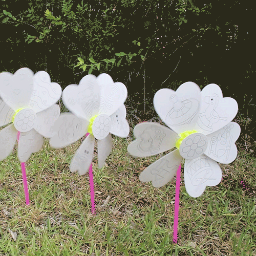 종이 꽃 바람개비 만들기