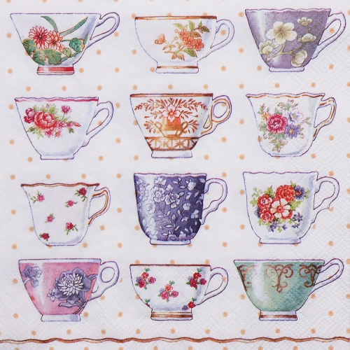 냅킨아트 L871500 CLASSIC CUPS 냅킨20매 33x33cm