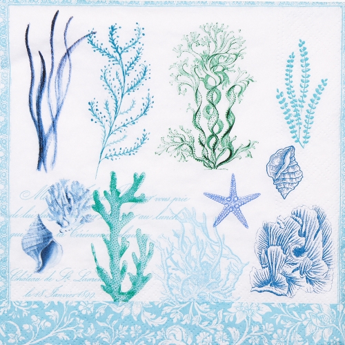 냅킨아트 75571 Ocean blue 냅킨20매 33x33cm