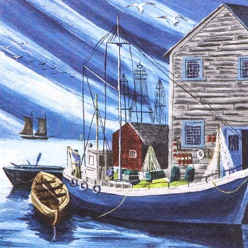 냅킨아트 370310 Fishing hArbor 냅킨20매 33x33cm