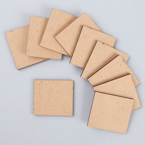 MDF 직사각 데코판 3.5x3.9cm 10개입