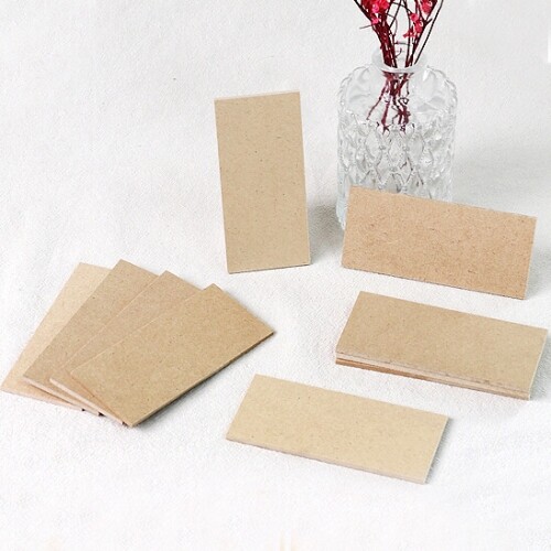 MDF 직사각 데코판 5호 10x4.5cm 두께3mm 10개입