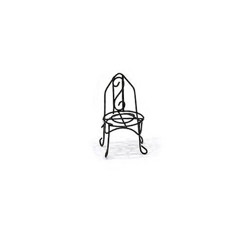 미니어처 소품 9호 철제 의자 3x4.5cm 2개입