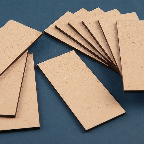 MDF 직사각판 3.2x7.2cm 10개입