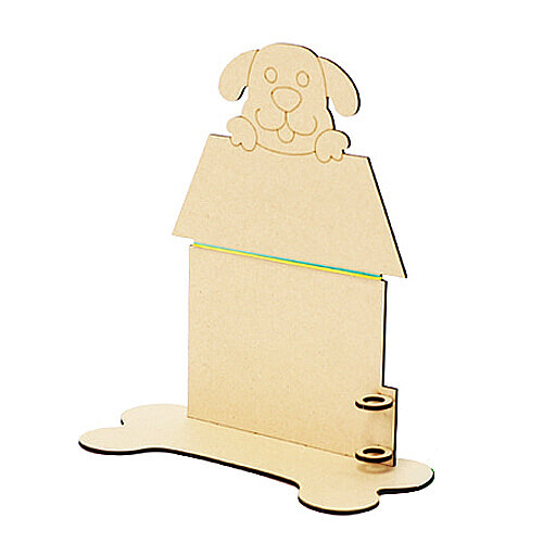 강아지 펜꽂이 데코판 23.5x25.5cm 5개입