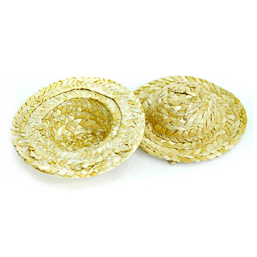 밀짚 모자 대 10cm 10개입