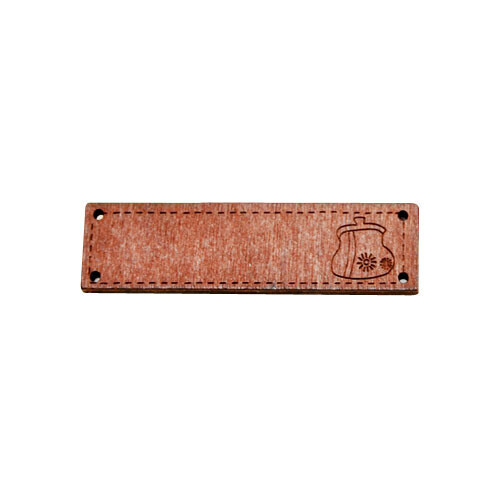 원목 라벨 이름표 동전 지갑 6.5x1.8cm 5개입