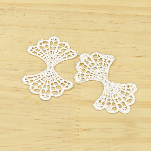 레이스 3호 조가비 화이트 10개입 6x4cm