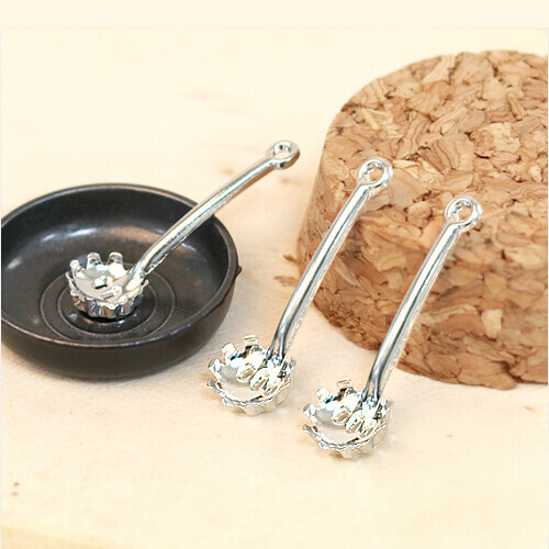 S-120 참장식 면발뜨개 10x30mm 10개입