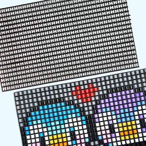 비즈발 직사각 프레임 비즈 공예 부자재 만들기 약 22x13cm 1개입