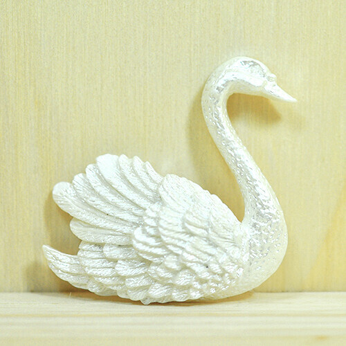PD-14 진주 장식 데코 진주 백조 45x50mm 1쌍입