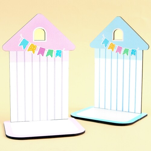 인쇄 우드 가랜드 놀이 방 데코판 2개입