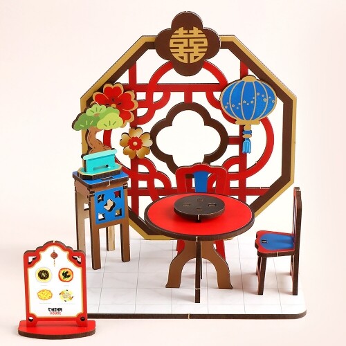 인쇄 우드 고급 희 중식당 가게 배경판