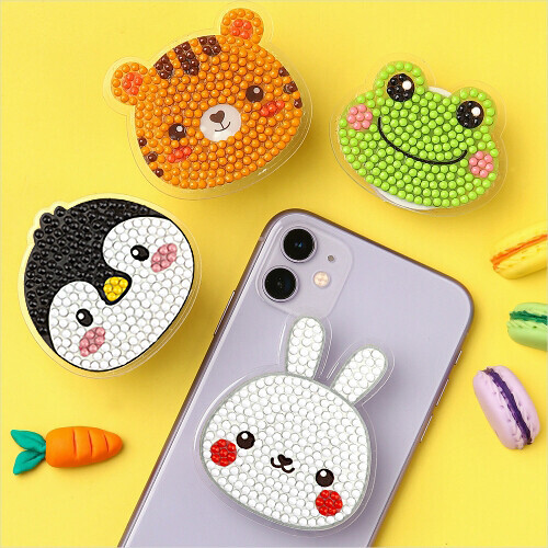 보석십자수 동물 그립 스마트톡 만들기