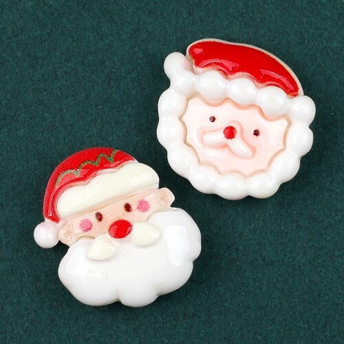 미니어처 산타 모자 할아버지 장식 데코 10개입