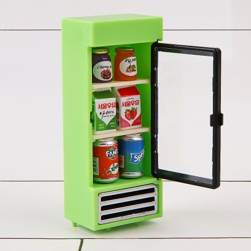 미니어처 식당 업소용 음료 냉장고 쇼 케이스 1개입